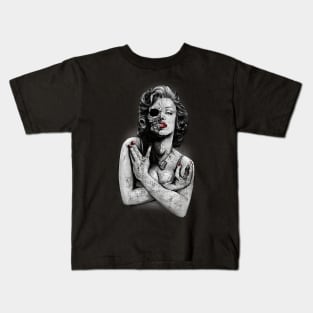 Monroe skull Kids T-Shirt